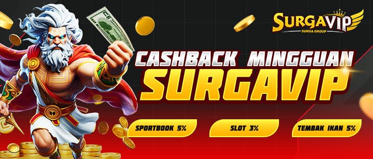 Cashback Mingguan SURGAVIP